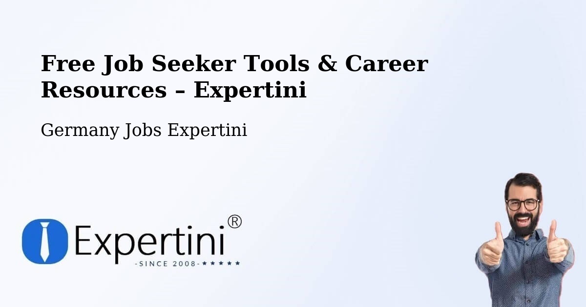 Free Job Seeker Tools & Career Resources – Alsfeld - Alsfeld, Germany Jobs Expertini