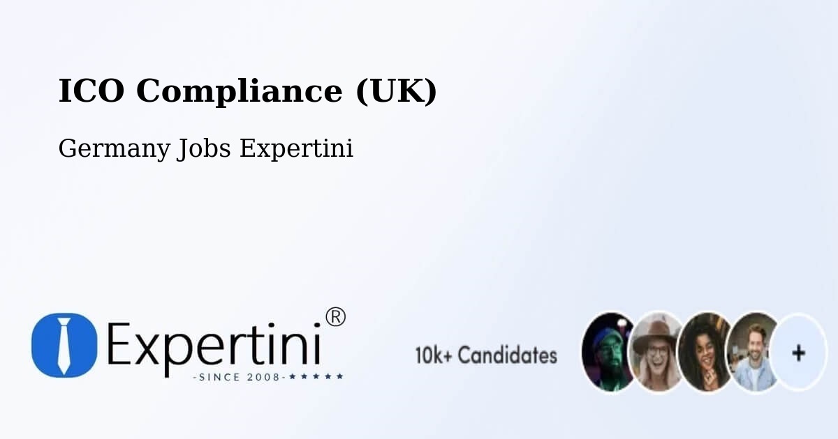 UK Data Protection & ICO Compliance – Alsfeld - Germany Jobs Expertini