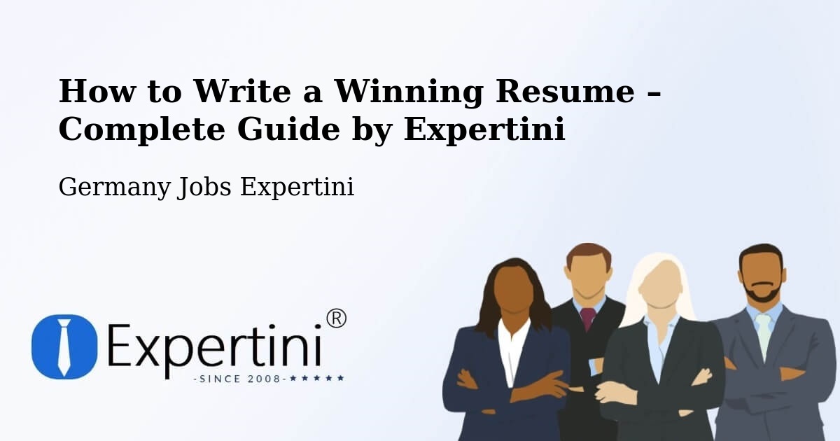 Resume Writing Guide for Job Seekers – Alsfeld - Alsfeld, Germany Jobs Expertini
